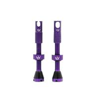 Valvole Tubeless Peaty's MK2 Chris King 80 mm, colore: Viola