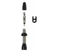 Valvole Tubeless Presta 40mm Ottone Silver Coppia per Bici MTB Strada Corsa