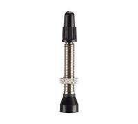 Valvole Tubeless Presta 40mm Smontabili Base Tonda Kit 2 Pezzi