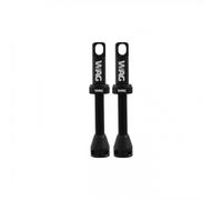 Valvole Tubeless Presta 44mm Alluminio Nero Compatibili Inserti Protezione Cerchio