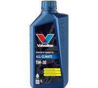 Valvoline Olio motore All-Climate 5W-30 Olio sintetico olio 1 L Compatibilità con RENAULT Clio 3 Hatchback BR0/1, CR0/1 Clio 2 BB0/1/2, CB0/1/2 Clio 4 Hatchback BH, VW Polo Hatchback 6R1, 6C1