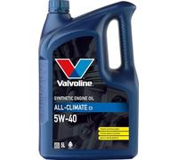 Valvoline Olio motore All-Climate 5W-40 olio 5 L Compatibilità con RENAULT Clio 3 Hatchback BR0/1, CR0/1 Clio 2 BB0/1/2, CB0/1/2 Clio 4 Hatchback BH, VW Polo Hatchback 6R1, 6C1 Golf 4 Hatchback 1J1