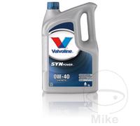 VALVOLINE olio motore sintetico per auto 0W40 SYNPOWER 5L