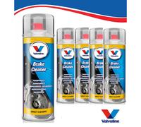 VALVOLINE PULITORE FRENI 5 PZ FRIZIONI DISCHI DETERGENTE PARTI MECCANICHE 500ml