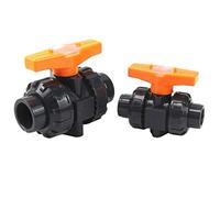 válvula duradera, 1 pezzo, valvola a sfera rotante doppia in plastica, connettore for tubi idraulici, di chiusura antiscivolo(Inner 63mm)