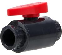válvula duradera, Valvola di commutazione del regolatore flusso arresto dell'acqua da 1 pezzo con diametro interno maniglia rossa(32mm)