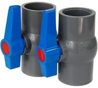 válvula duradera, Valvola di controllo diretta con filettatura interna, valvola regolazione dell'interruttore dell'acqua della presa(Gray,25mm)