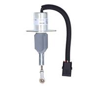 Válvula solenoide de corte de de 24 V, solenoide de apagado por apagón de llama para motor 6CT de 8,3 L, repuesto OEM 3928161 de alta precisión y resistencia a