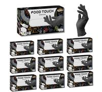 VAM FOOD TOUCH Guanti in Nitrile 4 Grammi, ideali per Settore ALIMENTARE, Ho.Re.Ca, Estetica e Tatuatori, di Qualità Superiore (1000, M)