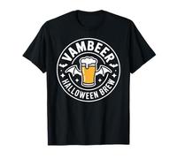 Vambeer Halloween Brew Vampire Beer Bat Wings Maglietta