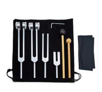 Vamend 128 Hz, Tuning Forks for Healing, Sound Healing Instruments 128 Hz, Portable Healing Tuning Forks, Aluminum Alloy Multi-Purpose Healing Instruments for Beginners