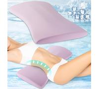 vamorry Cuscino di supporto lombare per letto - Cuscino in memory foam per la vita con copertura rinfrescante per un comodo supporto della schiena - Cuscino cilindrico per chi dorme sul fianco, sulla