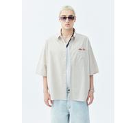 VAMOS CLO Camicia 'Sherman' sabbia / rosso sangue / bianco Uomo VAMOS CLO M