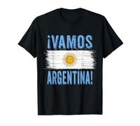¡Vamos! La Bandiera Argentina Tifosi Argentini Orgogliosi Maglietta