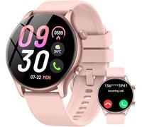 vamout Smartwatch Donna, 1.39" Orologio Smartwatch Donna con Effettua/Risposta Chiamate, Fitness Tracker con 100+ Sportive, Contapassi/SpO2/Cardiofrequenzimetro, IP68 Smart Watch per Android iOS
