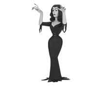 Vampira Toony Terrors Actionfigur Vampira Silver S ACC NUOVO