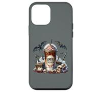 Vampire Coffee Cup Graphic For Women And Men Halloween Bat Custodia per iPhone 12 mini