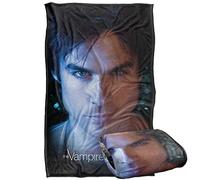 Vampire Diaries Damon Eyes Silky Touch - Coperta super morbida, 91,4 x 147,3 cm, Damon Eyes