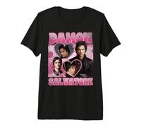 Vampire Diaries I Love Damon Maglietta Premium