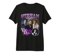 Vampire Diaries Stefan Heart Homage Maglietta Premium
