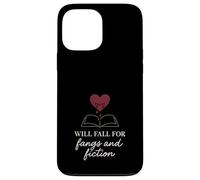 Vampire Fiction Bookish Romantico Fang Reader Letterario Scuro Custodia per iPhone 13 Pro Max