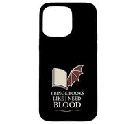Vampire Fiction Bookish Romantico Fang Reader Letterario Scuro Custodia per iPhone 15 Pro Max