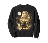 Vampire Lord Luna Piena Halloween Gothic Fantasy Art Felpa
