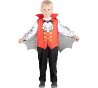 Vampirino Costume Travestimento Halloween Tutina Con Mantello Bambino Ciao