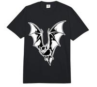 Vampiro Bat Dracula Gothic Blackwork Comfort Colors Adult Heavyweight T-Shirt