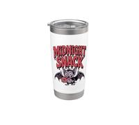 Vampiro pipistrello ciambella amante Dracula divertente Halloween umorismo Bicchiere termico in acciaio inox doppia parete