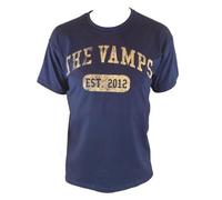Vamps - the - T-Shirt # L Blue Femmina # Team Vamps