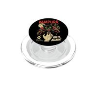 Vampurr Bites Again Spooky Cat Vampiro Halloween Ghoul PopSockets PopGrip per MagSafe