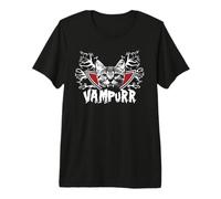 Vampurr Vampire Kitten Funny Cat Halloween Cats Lover Maglietta Premium