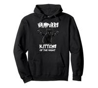 Vampurrs Kittens of The Night Funny Kitten Cat Lovers Felpa con Cappuccio