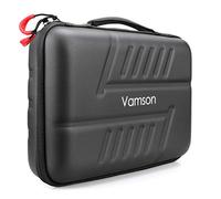 Vamson Custodia da trasporto fai da te per GoPro Hero 9 8 7 6 5 4 3 Max, DJI Osmo Pocket Action, Insta360 One R, custodia da viaggio rigida protettiva per la maggior parte delle action camera e