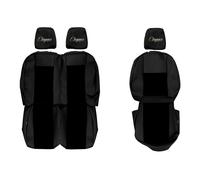 VAN Coprisedili per FORD TRANSIT VIII MK8 14-24 1+2 Tavolino in schienale NERO