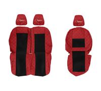 VAN Coprisedili per FORD TRANSIT VIII MK8 14-24 1+2 Tavolino in schienale ROSSO