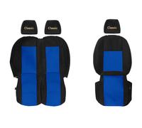 VAN Coprisedili per FORD TRANSIT VIII MK8 -24 1+2 Tavolino in schienale BLU
