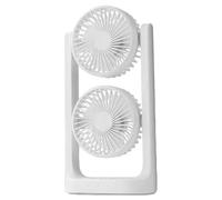 Van da scrivania, ventilatore da camera | Ventilatore da tavolo di raffreddamento della ventola USB | Forniture da scrivania a 3 velocità regolabili e regolabili per bagno, auto, officina