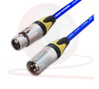 Van Damme Cavi Microfono Cavo Bilanciato Neutrik XLR a XLR Connettore Giallo