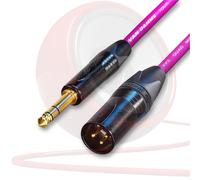 Van Damme & Neutrik Starquad Oro Maschile XLR A 0.6cm Jack Trs Bilanciato Piombo