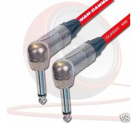 Van Damme Pro Angolato Chitarra Cavo. 0.6cm Mono Neutrik Jack 2m, 3M, 5m Cavo
