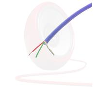 Van Damme Xke Microfono Bilanciato pro-Patch Cavo, 2 Core E Schermo (Sottile)