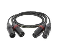 VAN DEN HUL D-501 SILVER H. Terminato XLR Coppia di cavi Audio Bilanciati NUOVI