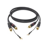 VAN DEN HUL D-502 Hybrid terminato RCA Neutrik Rean - Cavo stereo per giradischi