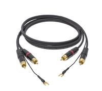 VAN DEN HUL D-502 Hybrid terminato RCA Neutrik Rean - Cavo stereo per giradischi