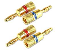 VAN DEN HUL DIY D.I.Y BANANA PLUG SET 4 BANANE NUOVE GARANZIA ITALIA