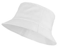 Van Der Rich ® - Cappello Cotton Bob 54-58 EU - Donna (Bianco,TU)