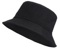 Van Der Rich ® - Cappello Cotton Bob 54-58 EU - Donna (Nero,TU)