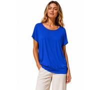 Van Der Rich ® - T-Shirt con Schiena Scoperta - Donna (Blu Royal-B, L)